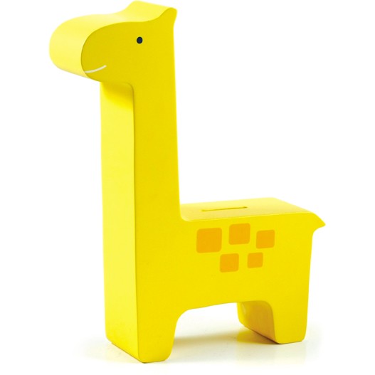 Gerry Giraffe Wooden Bank by Pearhead