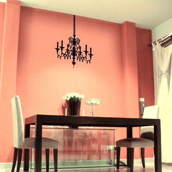 Chandelier Stik Em' Up Wall Grafx