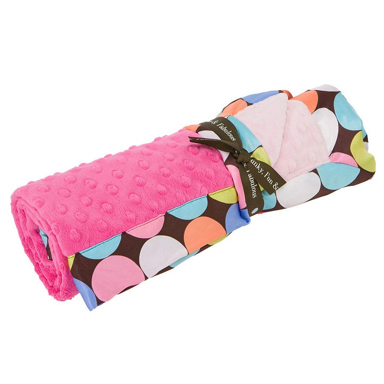 Baby Jar Snuggler - Fuschia Confetti Dot