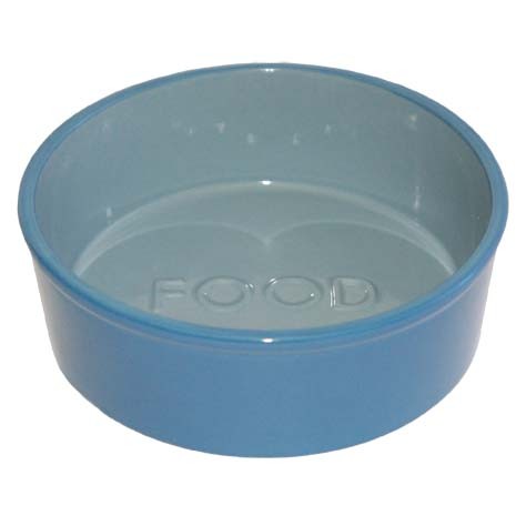 Blue Ceramic Food Bowl by O.R.E.