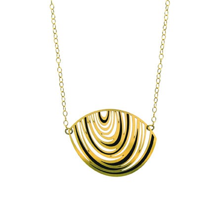 GRAIN Kohl Gold Necklace by Polli