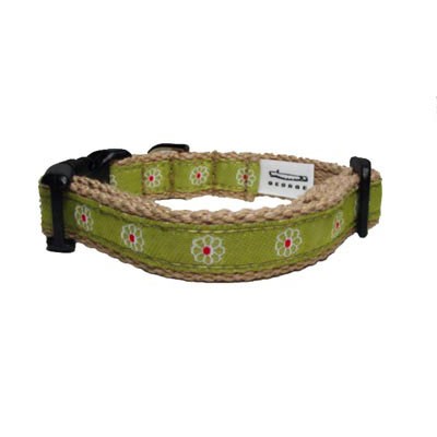 Green Flower Collar - XSmall