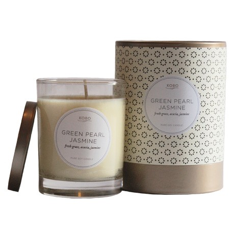 Green Pearl Jasmine by KOBO Candle