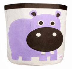 Hippo Organic Canvas Storage Bin