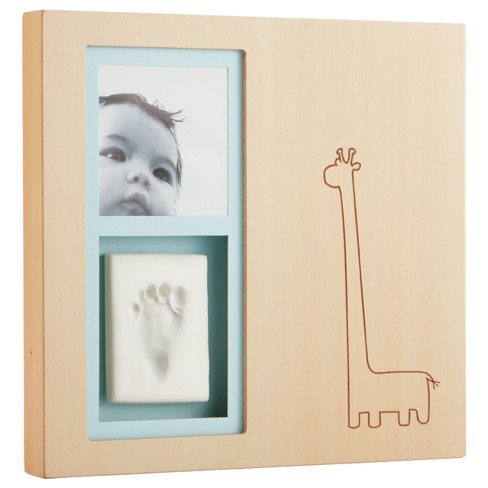 Modern Baby Print Wall Frame - Natural