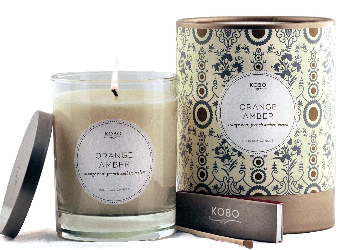 Orange Amber Pure Soy Candle