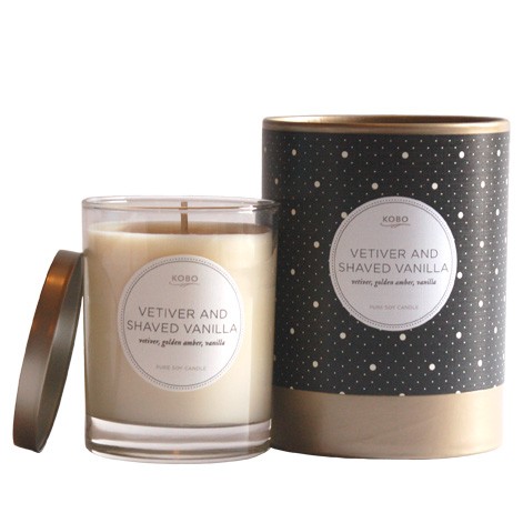 Vetiver and Shaved Vanilla by KOBO Candle