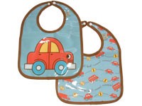 Vroom 2-PK Bib Set