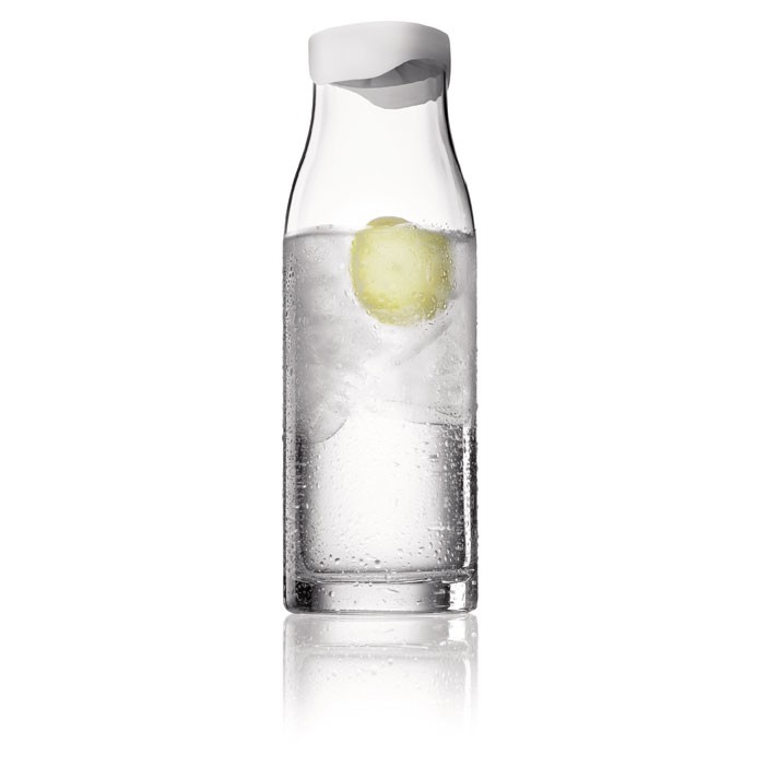 Water Carafe with lid 1L -White