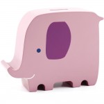 Elly Elephant Wooden Bank by Pearhead