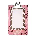 Raja Flamingo Clipboard & Choc. Zebra Notepad Set - Small