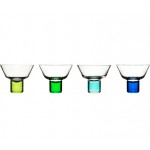 Sagaform Club Martini Glass Set of 4 Blue Green