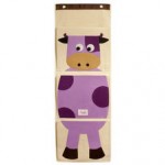 Cow Organic Canvas Wall Organizer