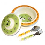 Furry Friends Melamine Dish Set