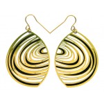 GRAIN Kohl Gold Earrings by Polli