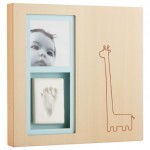 Modern Baby Print Wall Frame - Natural