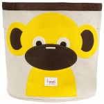 Monkey Organic Canvas Storage Bin