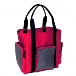 Trooper Tote Bag - Red Charcoal