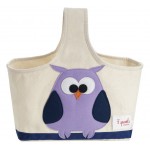 Owl Organic Canvas Storage Caddy