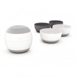 White Prep&Store Set of 4 Food Preparation Bowls