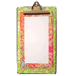 Regency Lime Clipboard & Lola Notepad Set - Large