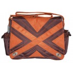 Kalencom Suedine Diaper Bag - Orange