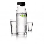 Water Carafe with lid 1L - Black