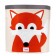 Fox Organic Canvas Storage Bin