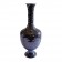 Black Mirror Mosaic Footed Vase