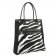 Murval Tote with Front Zipper - Zebra