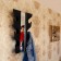 Wave Mirror Coat Rack - Black